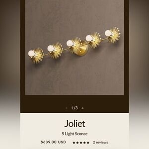 Mid Century Modern Wall Light Fixture